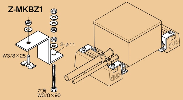 Z-MKBZ1 ネグロス デーワンブロック デーワンブロック用プルボックス