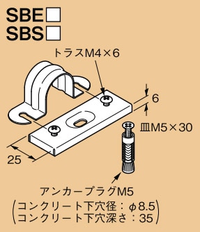 SBS28 ネグロス ワールドダクター サドルベースキット(ステンレス鋼、10個入)