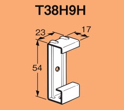 T38H9H ネグロス 二重天井用照明器具吊り金具(露出型蛍光灯器具用、20