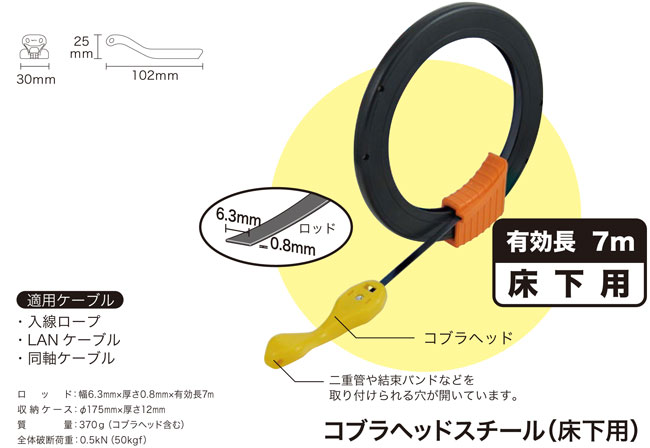 デンサン コブラヘッドスチール(天井用) (1個) 品番：CBL-300