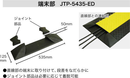 (送料別途)(直送品)ジェフコム JEFCOM ジョイントプロテクター マルチ連結タイプ 端末部 JTP-5435-ED 送料別途 直送品 ジェフコム JEFCOM ジョイントプロテクター マルチ
