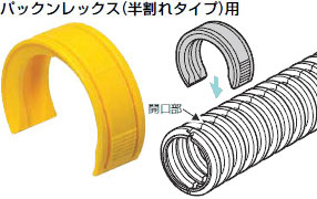 PRK-65Y 未来工業 クリップ(パックンレックス65用)黄（10個入）