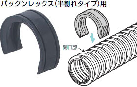 PRK-50K 未来工業 クリップ(パックンレックス50用)黒（10個入）