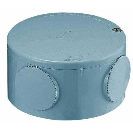 PVM-0Y 未来工業 露出用丸形ボックス(ブランクタイプ)(グレー) 即配