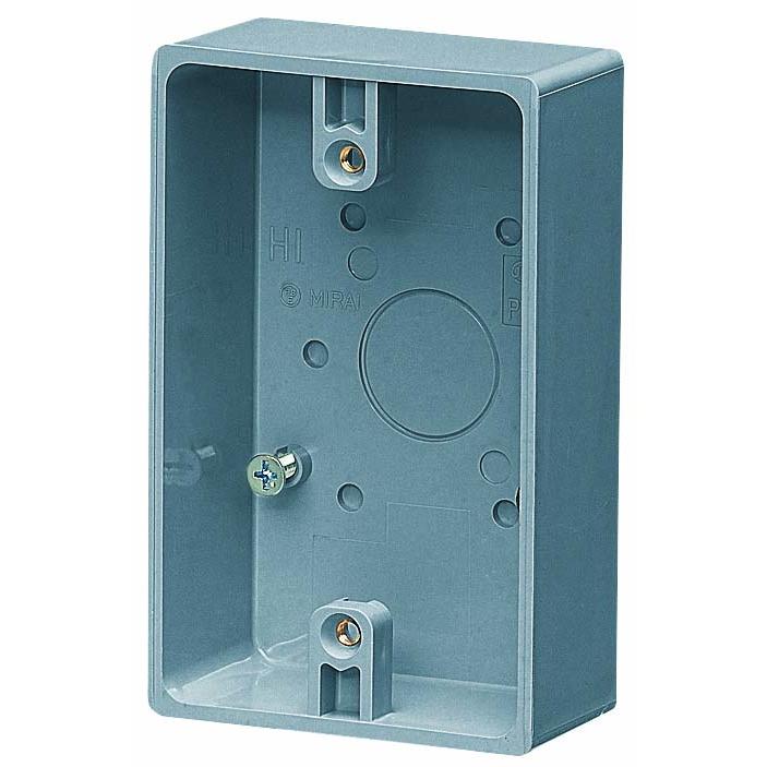 再出品　専用 未来工業 露出スイッチボックス ベージュ PVR22-2J | 空調・電設資材