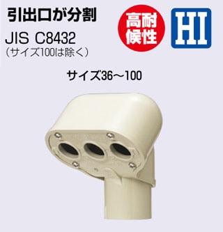 MEC-82MJ 未来工業 エントランスキャップ(セパレート)(ベージュ