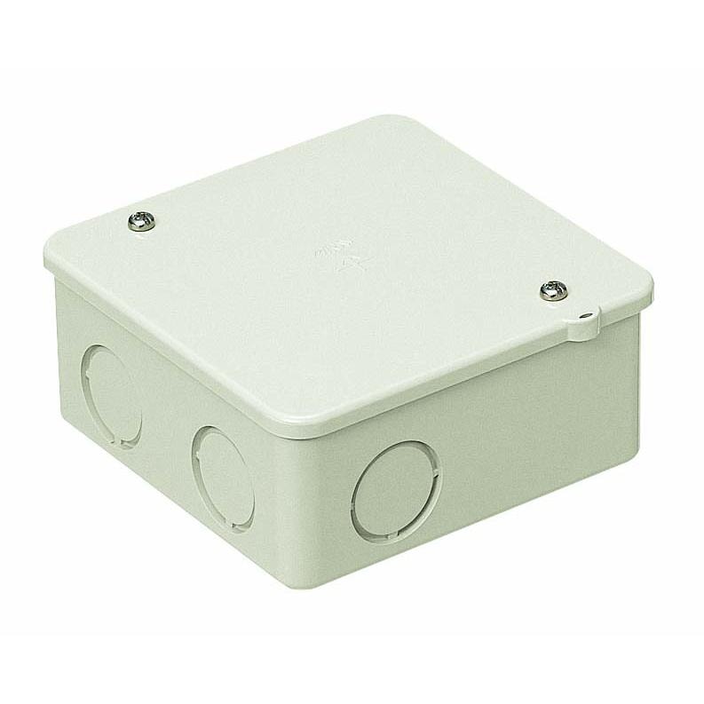 AAA + 図形の極み ☆ 1級 新品未使用 PVK-BNM 未来工業 PVKボックス 中形四角(深型)ノック付(ミルキー