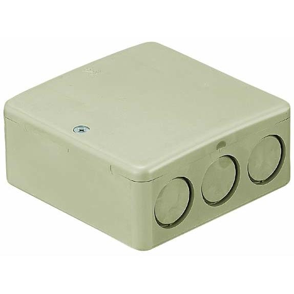 PVK-AFN1J 未来工業 PVKボックス(Fタイプ) 中形四角(浅型、ベージュ)