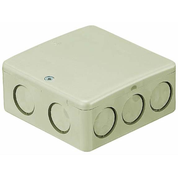 PVK-AFNJ 未来工業 PVKボックス(Fタイプ) 中形四角(浅型、ベージュ)