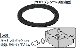 K-54P 未来工業 防水パッキン(2号コネクタ用)(10個入)