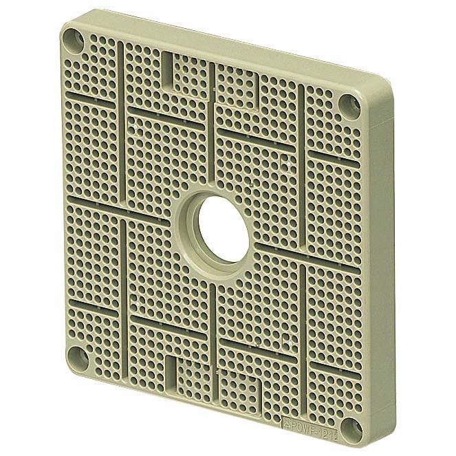 POWF-1212J 未来工業 ポリ台(取付自在型)ベージュ(正方形タイプ) 即配