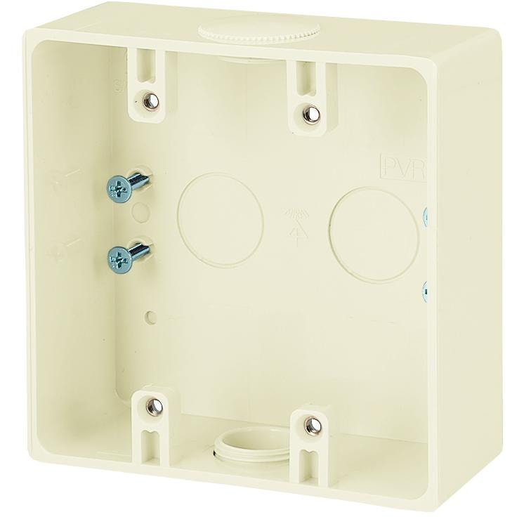 PVR-BKWM 未来工業 露出スイッチボックス ブランクタイプ 2ヶ用