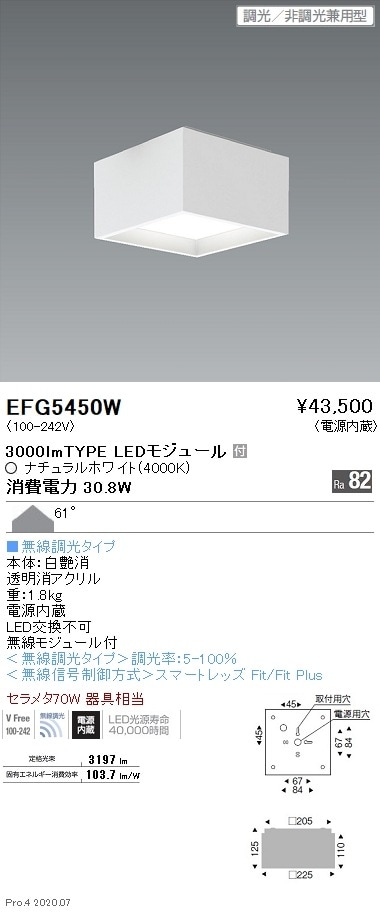 NDNN57900LZ9 パナソニック 高天井用シーリングライト LED1000形 調光