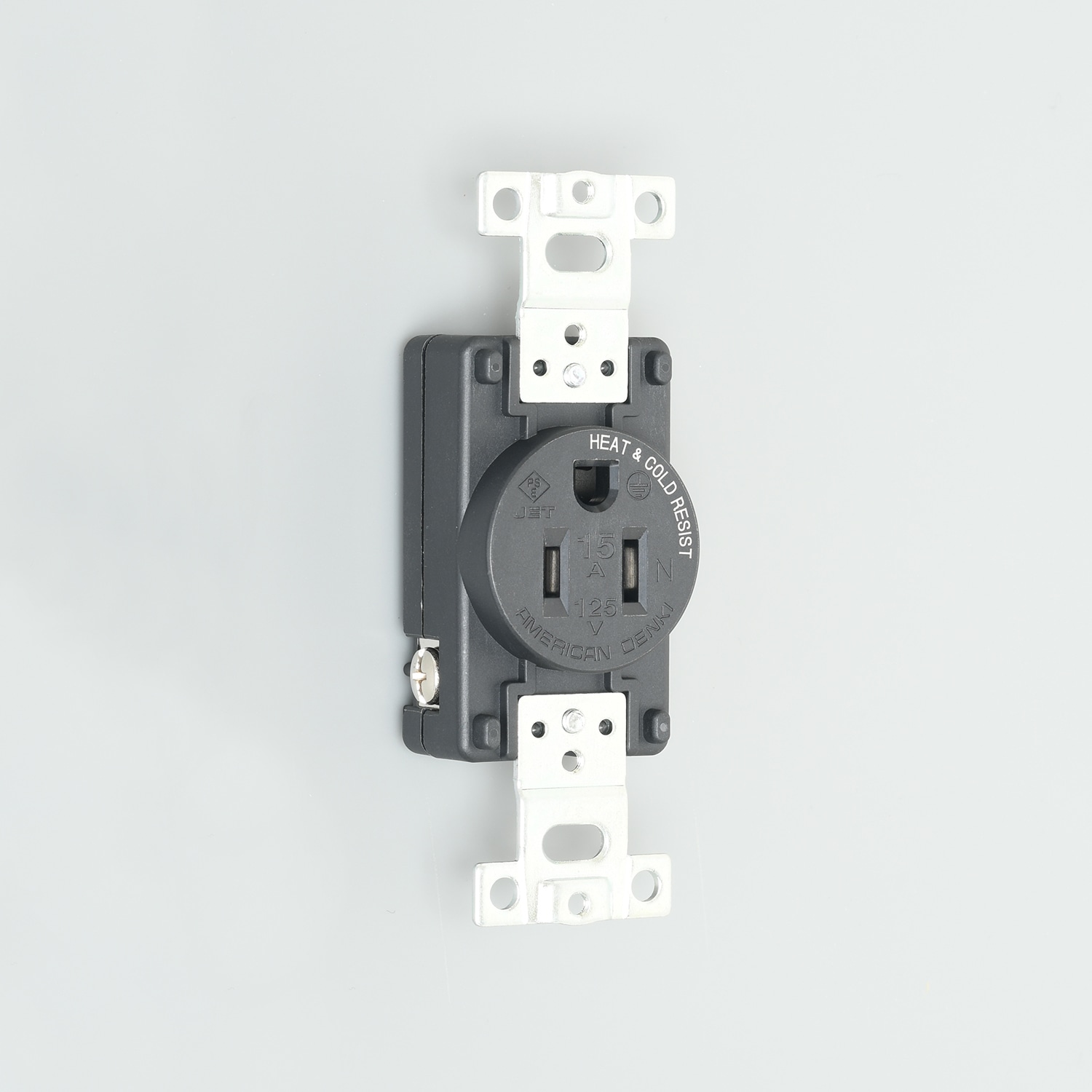 7110GN-HC アメリカン電機 耐熱耐寒埋込コンセント接地形2P 15A 125V