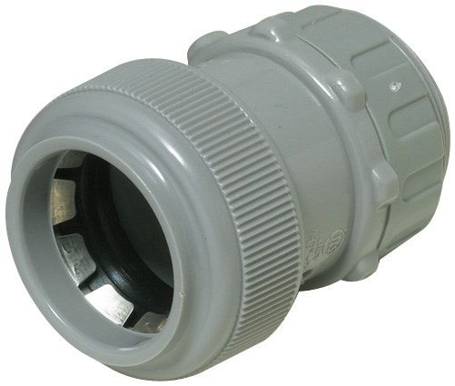 FPK-28YPH 未来工業 コネクタ 防水型 PF管28用 適合ノック径φ34 グレー