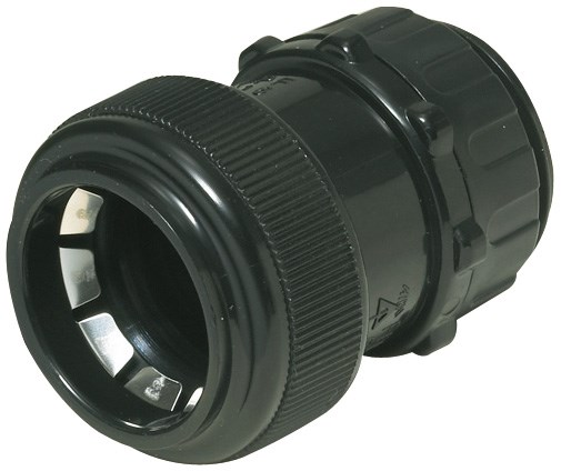 FPK-16YPK 未来工業 コネクタ 防水型 PF管16用 適合ノック径φ27 黒色