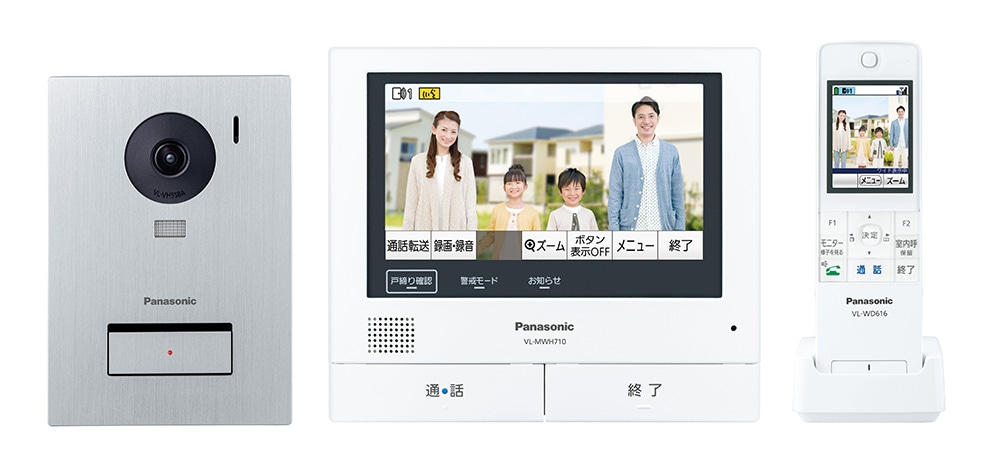 VL-SWE710KS パナソニック ワイヤレスモニター付テレビドアホン 3-7タイプ 電源コード式