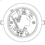 BVK4037 パナソニック 速結式ベース埋込型（3線式・コネクタ無）