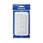 WTP50612WP パナソニック コスモシリーズワイド21 埋込ネームダブルスイッチB 片切 プレート付 ホワイト