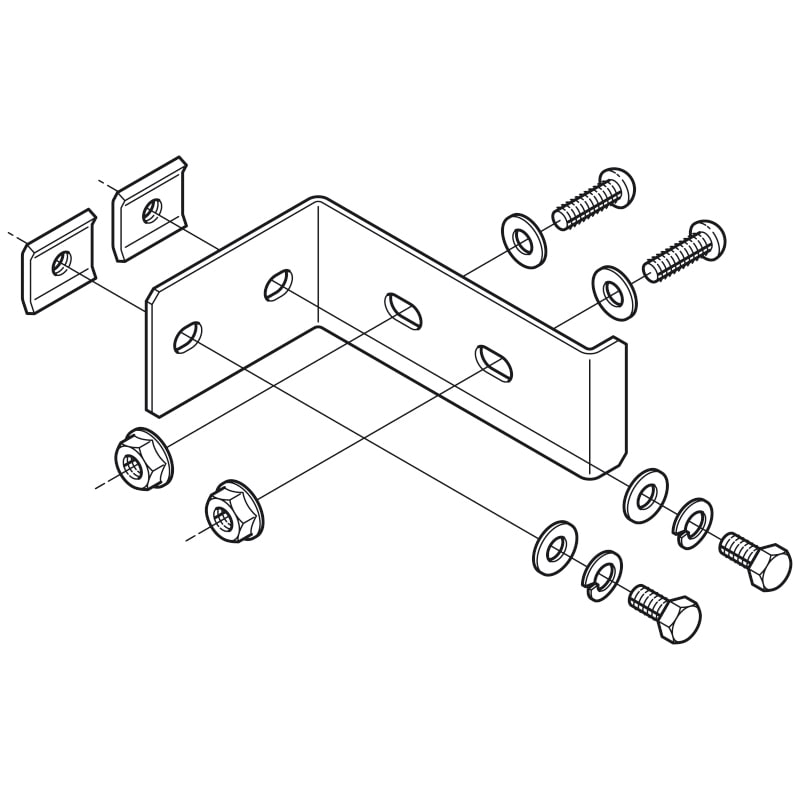 【受注品】15RS4N ネグロス 立上りラック支持金具【代引き・キャンセル不可】