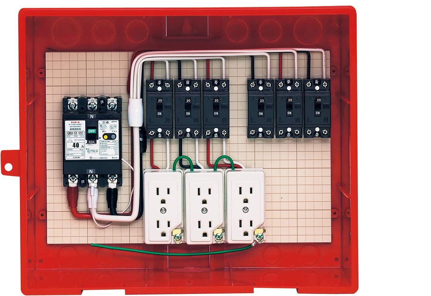RB-14AO5 未来工業 屋外電力用仮設ボックス 即配・速配ならプロ向け