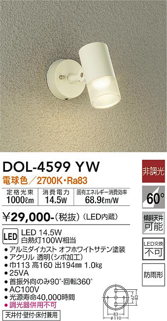 AU50452 コイズミ照明 屋外用スポットライト(4.1W、電球色) 即配・速配