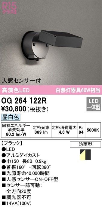 LGWC47104CE1 パナソニック 人感センサー付 屋外用LEDスポットライト