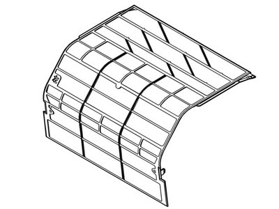 CWD001391 パナソニック エアフィルター 左側用【対応機種注意】【キャンセル不可】