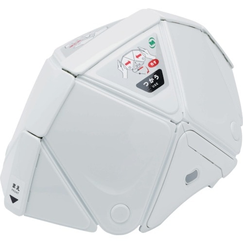 TSC-10N-W ミドリ安全 防災用折りたたみヘルメット フラットメット2 TSC-10N ホワイト