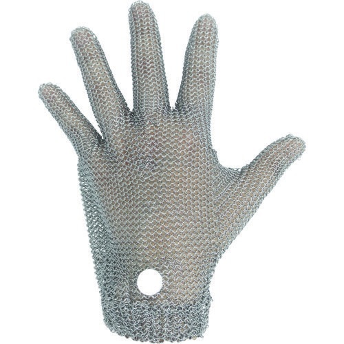 WILCO-050-S ミドリ安全 ステンレス製 耐切創クサリ手袋 5本指 WILCO-050 Sサイズ 1枚