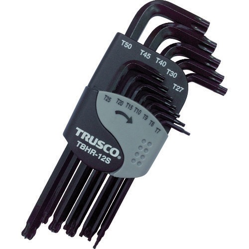TBHR-12S TRUSCO ボールポイントヘックスローブレンチセット(12