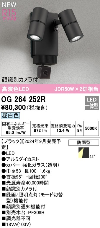 LGWC40484LE1 パナソニック 人感センサー付 屋外用LEDスポットライト