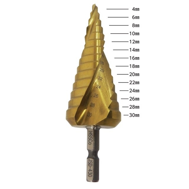 JSD-430 因幡電機 ステップドリル 4～30mm 14段