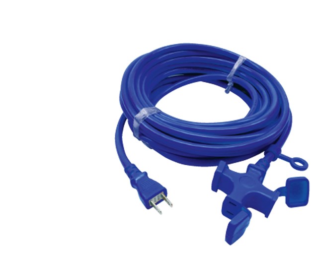 KM02-10JP-10m-BLUE 因幡電機 屋内型延長コード 青色