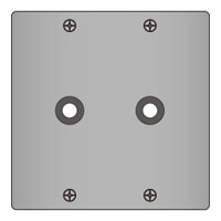 【受注品】BP-TS-2 神保電器 ステンレスプレート【代引き・キャンセル不可】