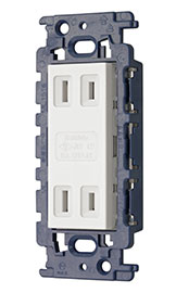 ML1226W-C 明工社 ダブルコンセント(カセット) 即配・速配ならプロ向け