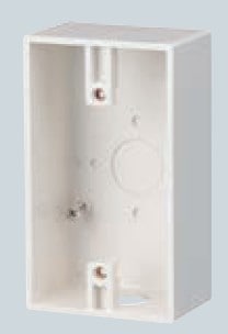 PVR22-ALM 未来工業 露出スイッチボックス 防滴プレート用 ミルキー