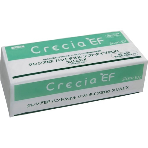37030 クレシア EFハンドタオル ソフトタイプ200 スリムEX