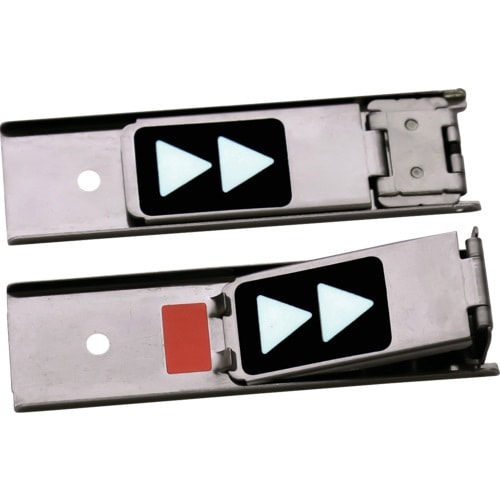 N1107 ノムラテック サッシ用簡易補助錠 お知らせマーク付 サッシロックMINI