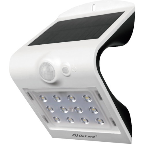 OL304WPLUS OnSquare ソーラー充電式センサーウォールライト 20個入