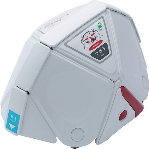 TSC10KW ミドリ安全 子ども用 防災用折りたたみヘルメット フラットメットキッズ TSC-10K ホワイト