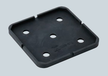 GKBB-B75 未来工業 軽量基礎ブロック用ゴムベース 10個入