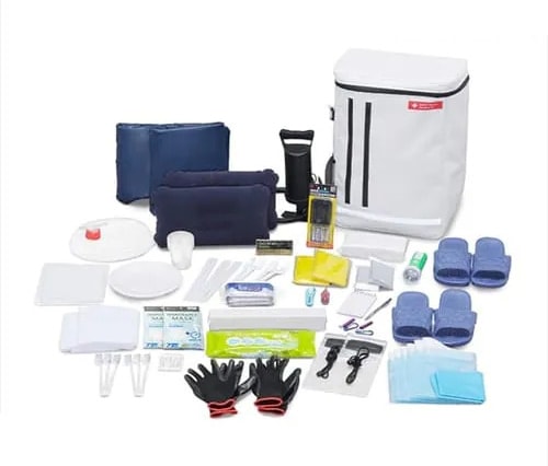 BS2-44 アイリスオーヤマ 防災リュックセット 2人用 44点 防災セット ホワイト