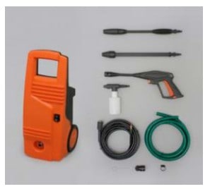 FBN-601HG-D アイリスオーヤマ 高圧洗浄機 12.0MPa スパイラル水流 10点セット オレンジ