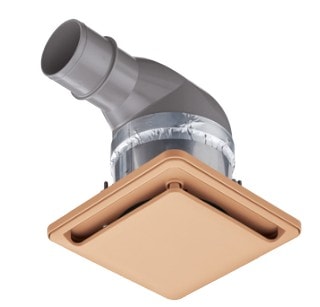 VB-GMS50PA4-T ベンテック 給気グリル 防火ダンパー付 天井用 風向調整 呼び径φ50 ライトブラウン