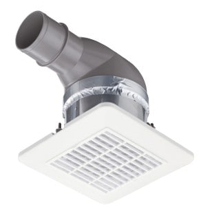 VB-GMR50PFA4-W ベンテック 排気グリル 防火ダンパー付 天井用 着脱式前面フィルター付 呼び径φ50 ホワイト