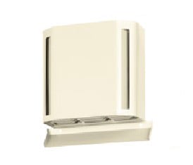 VB-BG100S2-W ベンテック ステンレス製 角形パイプフード ガラリ付 ピタンコフード φ100用 ホワイト