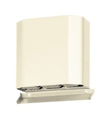 VB-BBW150S2-W ベンテック ステンレス製 角形パイプフード ガラリ・防虫網付 ピタンコフード φ150用 ホワイト