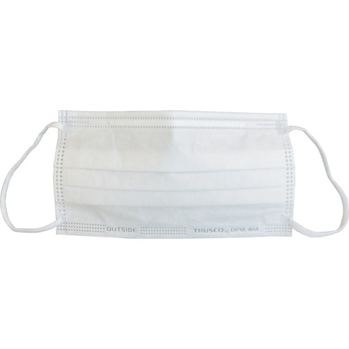 DPMWM10 TRUSCO ホワイトマスク 3層タイプ(個包装10枚入り)