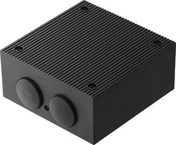 PVK-DAUMK 未来工業 PVKデザインボックス 120×120×55.6 マットブラック